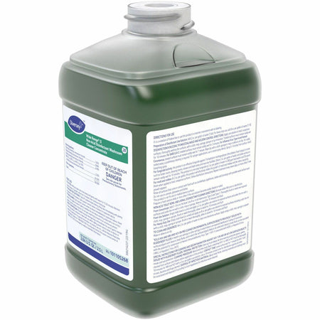 Diversey Wide Range II Disinfectant Cleaner - For Multi Surface - Concentrate - Liquid - 84.5 fl oz (2.6 quart) - 12.4 pH - Floral Scent - Deodorize, Pleasant Scent - Green - 2 / Carton