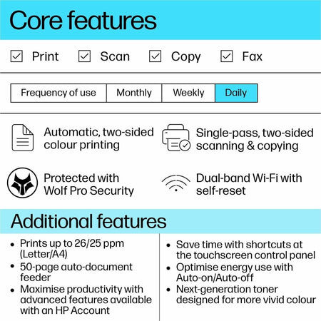 HP LaserJet Pro 3301fdw Wireless Laser Multifunction Printer - Color - Alternate-Image15