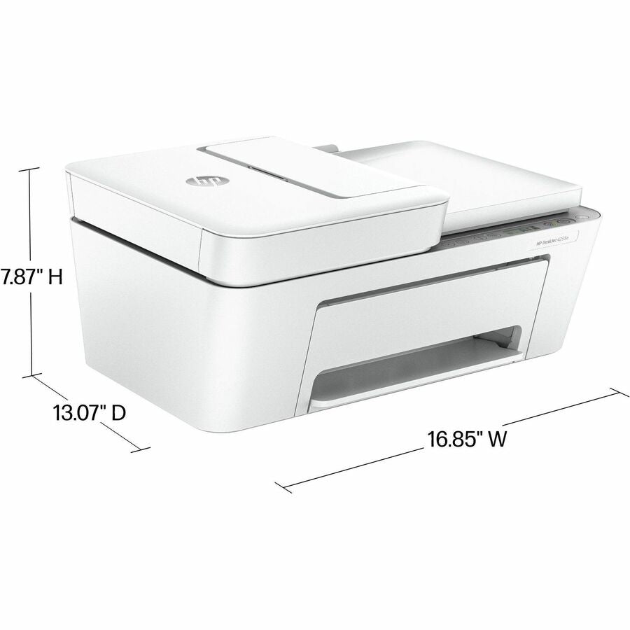 HP Deskjet 4255e Wireless Inkjet Multifunction Printer - Color - White - Alternate-Image4