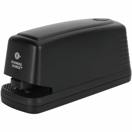 Business Source Electric Stapler - Staples Upto 25 Sheet - Holds Upto 210 Staple - Full Strip - Black - 1 Each