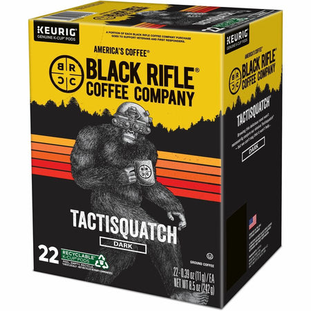 Black Rifle K-Cup, Ground Tactisquatch Coffee - Left