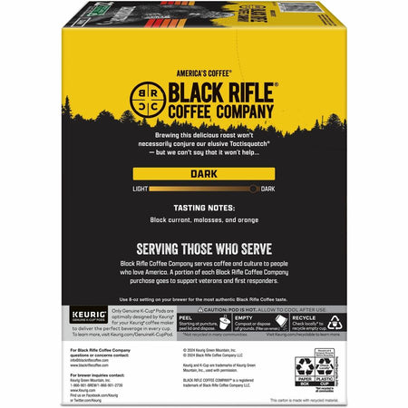 Black Rifle K-Cup, Ground Tactisquatch Coffee - Rear