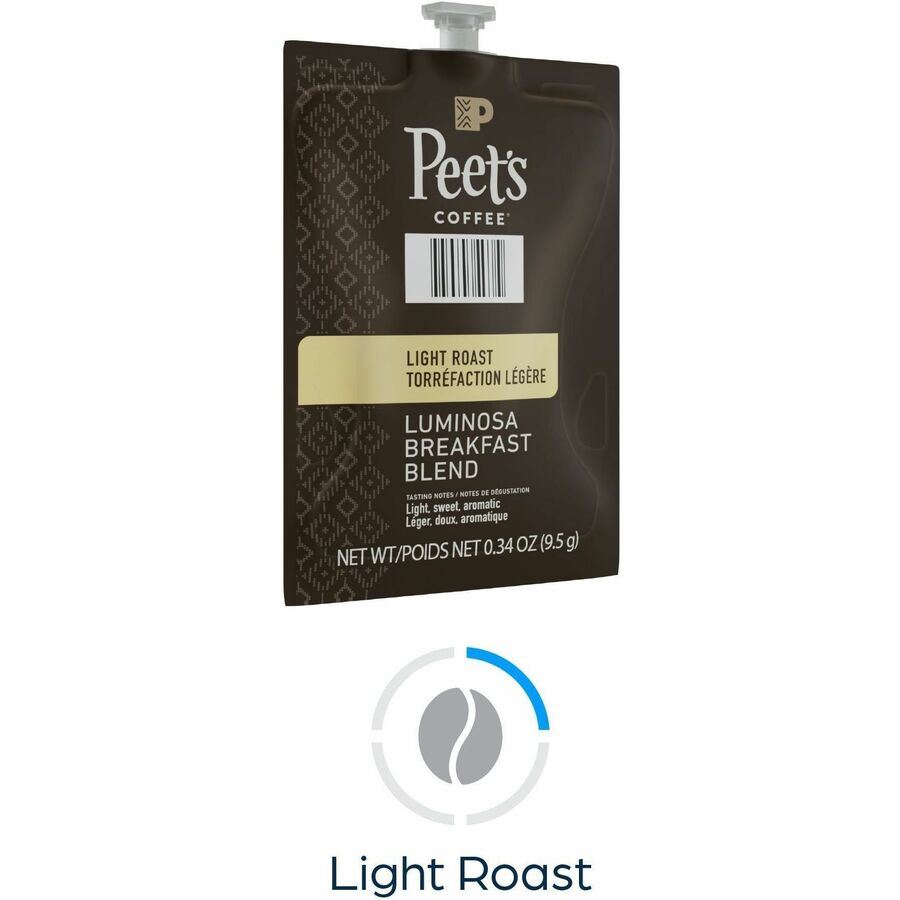 Flavia Freshpack Luminosa Breakfast Blend Coffee - Compatible with Flavia - American - Light - Freshpack - Colombia Luminosa, Fruity, Arabica - 76 / Carton
