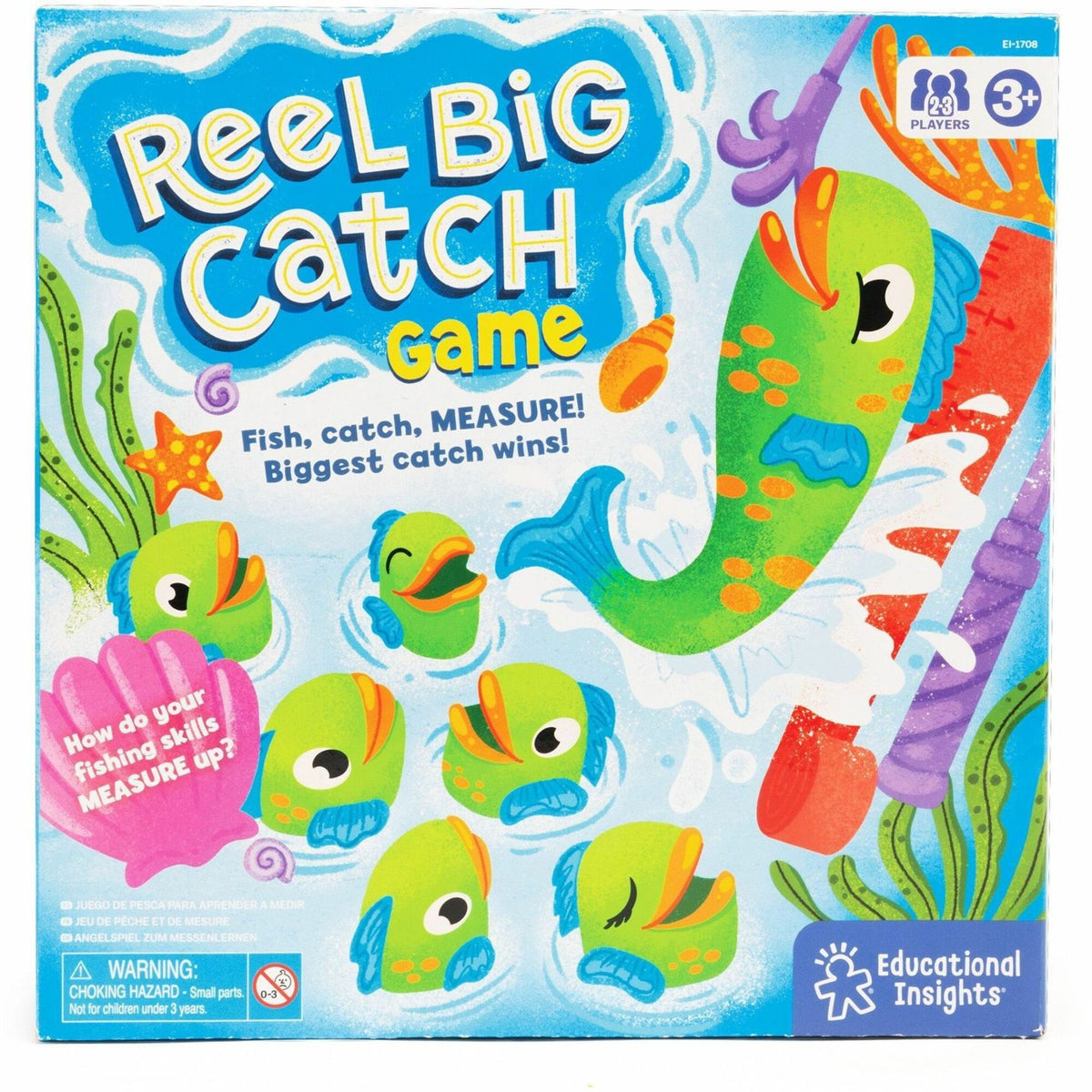 Learning Resources Reel Big Catch Game - Theme/Subject: Fun, Learning - 3 Year & Up - Multi