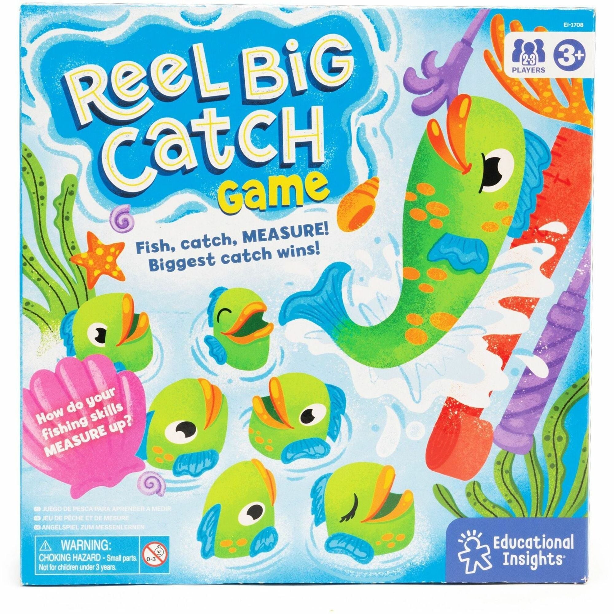 Learning Resources Reel Big Catch Game - Theme/Subject: Fun, Learning - 3 Year & Up - Multi