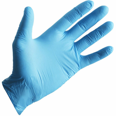 BLUZEN Nitrile Exam Gloves - 5 mil Thickness - Medium Size - Nitrile - Blue - Comfortable - For Laboratory, Medical, Examination - 100/Box - 10 / Carton