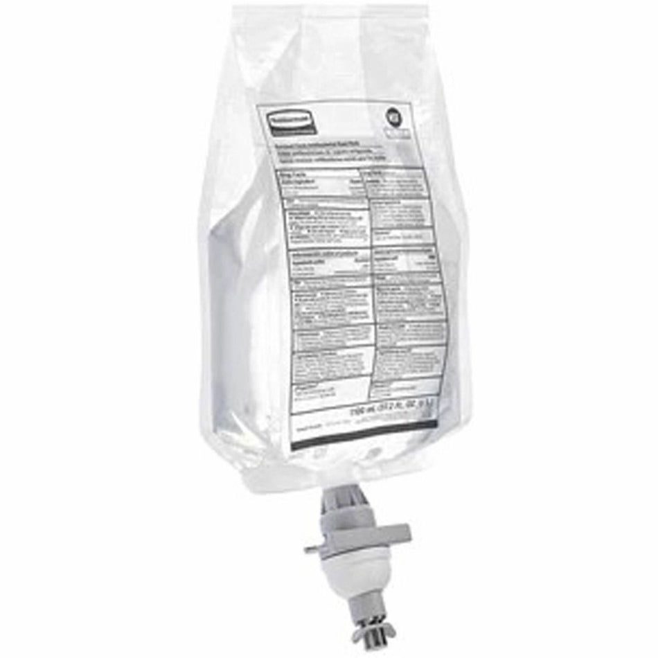 Rubbermaid Commercial AutoFoam Hand Sanitizer Foam Refill - 1.16 quart - Hand - White - Hygienic, Disposable - 4 / Carton