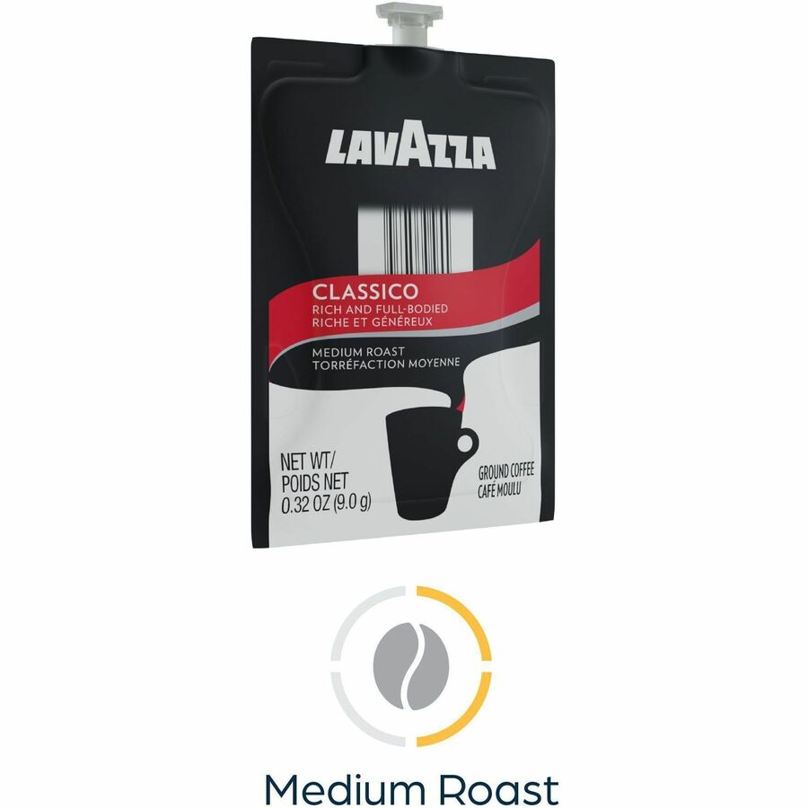 Flavia Ground, Freshpack Classico Coffee - Medium - 0.3 oz - Ground, Freshpack - Classico, Arabica, Robusta - 76 / Carton