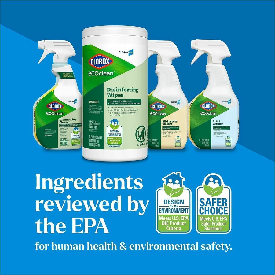 CloroxPro™ EcoClean Disinfecting Wipes - Alternate-Image10