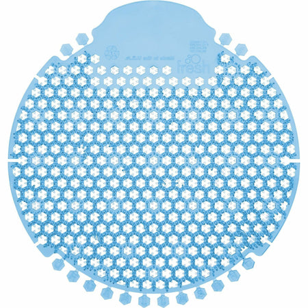 Fresh Products Wave 360 Urinal Screens - Lasts upto 60 Days - Splash Reducer, Odor Control - 5 / Box - Blue