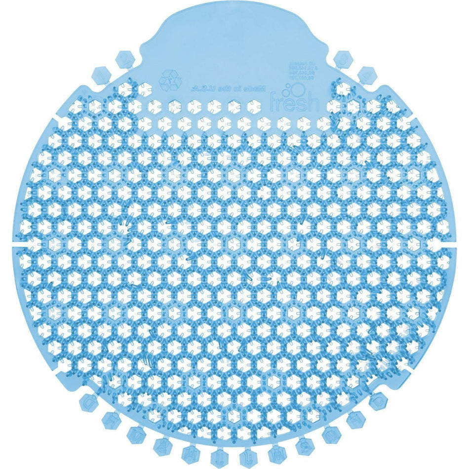 Fresh Products Wave 360 Urinal Screens - Lasts upto 60 Days - Splash Reducer, Odor Control - 5 / Box - Blue