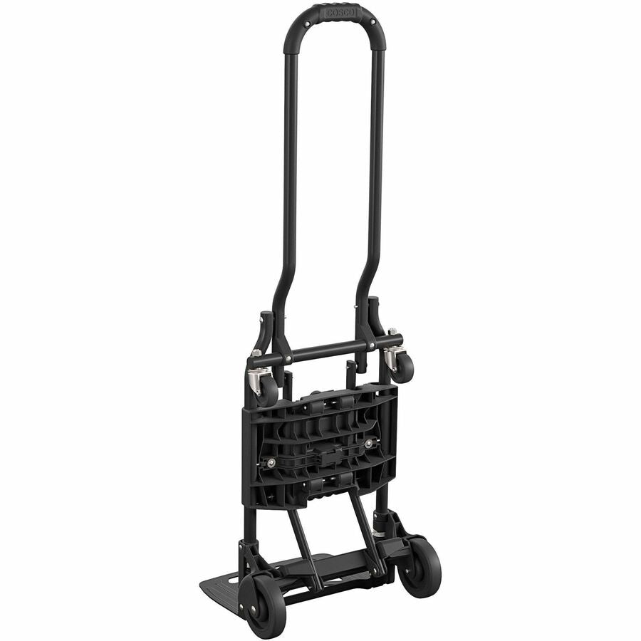 Cosco Shifter Hand Truck & Cart - 300 lb Capacity - 16" Width x 32.50" Depth x 34.30" Height - Steel Frame - Black - 1 Each