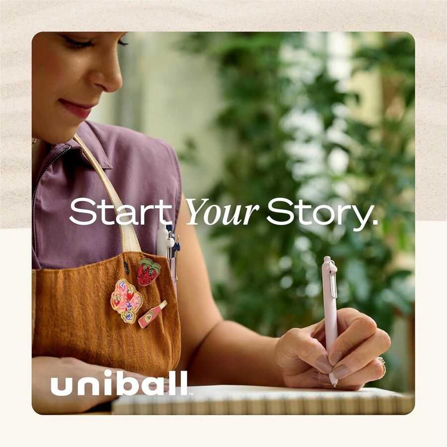 uniball&#8482; Zento Retractable Liquid Gel Pens - 0.7 mm Medium Pen Point - Retractable - Black Ink - Liquid Gel Ink - 1 Dozen