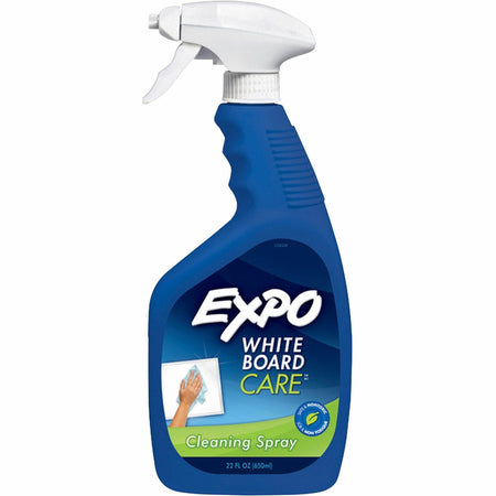 Expo Dry Erase Whiteboard Cleaning Spray - 22 fl oz - Used as Ghost Remover, Grease Remover - Non-toxic - Blue - 1 Each
