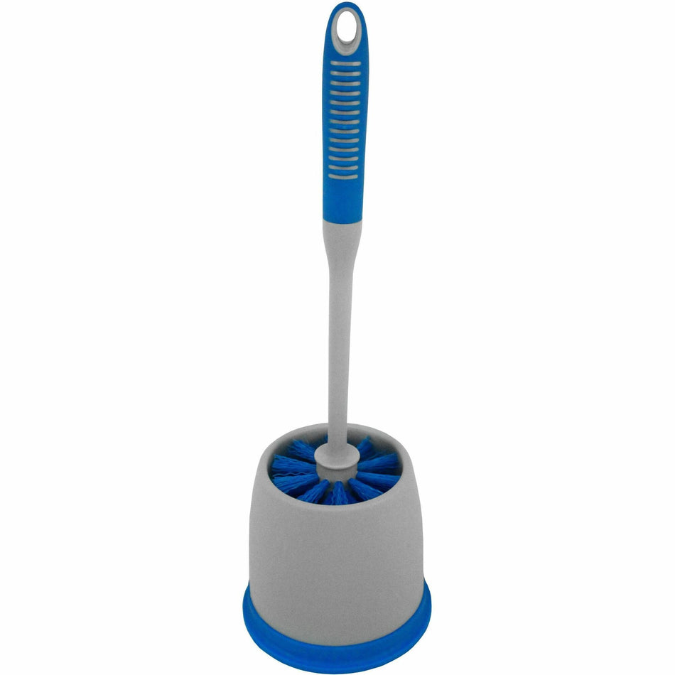 Impact Products Toilet Bowl Brush - 4" Polyethylene Terephthalate (PET) Bristle - 10.50" Handle Length x 1" Handle Diameter - Polypropylene, Thermoplastic Rubber (TPR) Handle - 12 / Carton