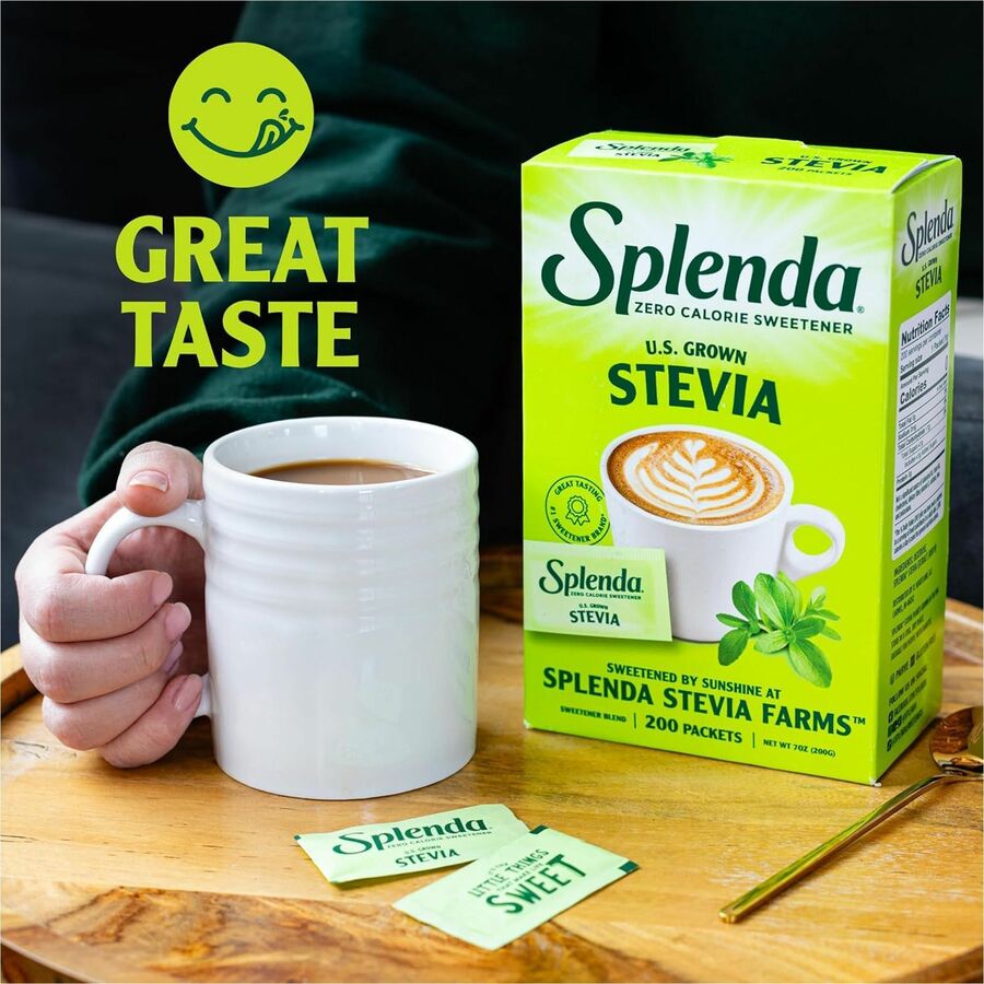 Splenda Single-serve Sweetener Packets - 0.035 oz (1 g) - 200 / Box