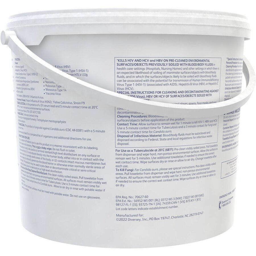 Diversey Care Oxivir Tb Disinfectant Cleaner Wipes - Rear