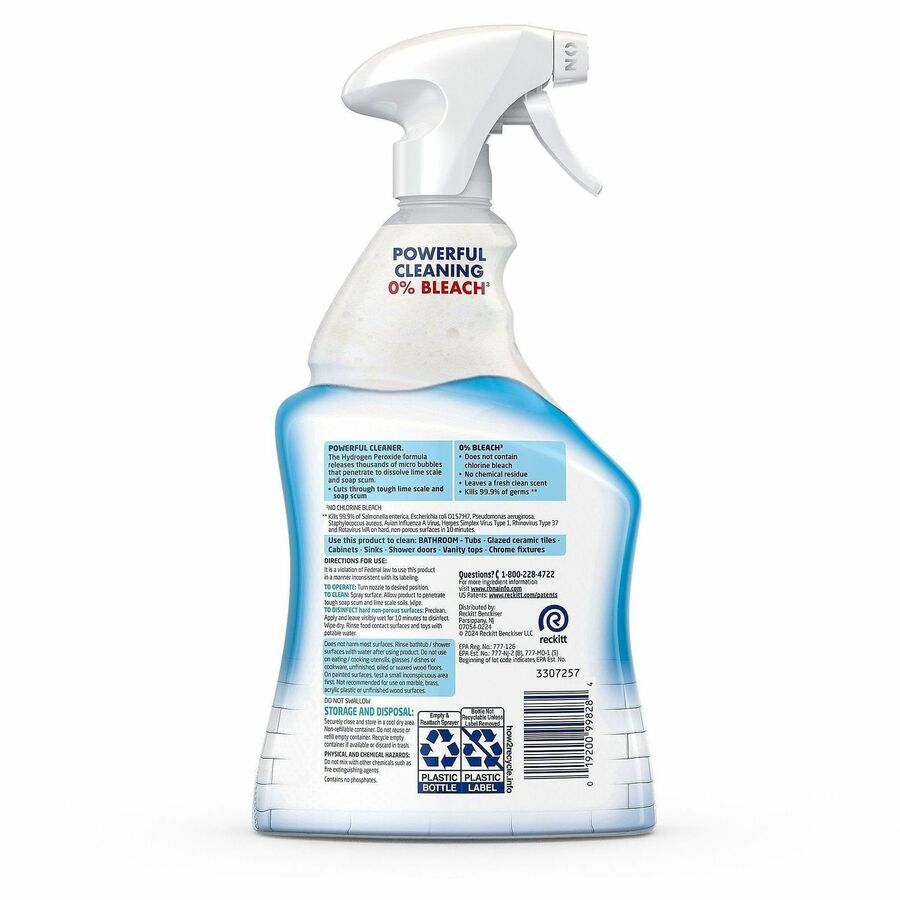 Lysol Hydrogen Peroxide Bathroom Cleaner - Rear