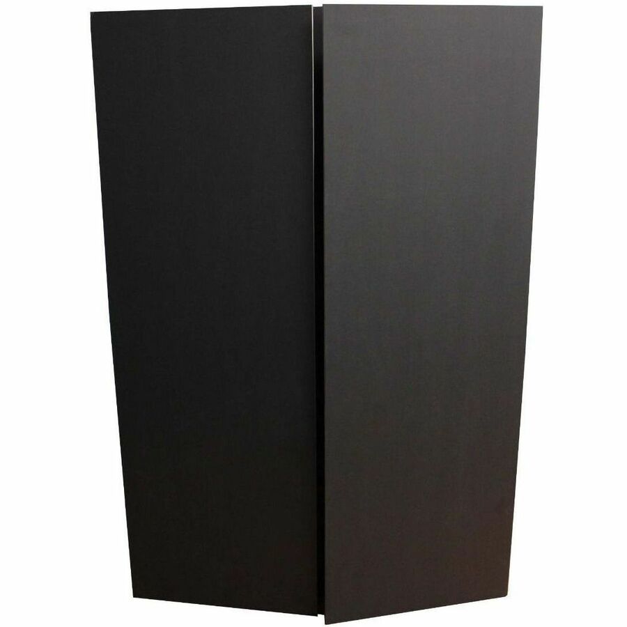 Flipside Foam Project Display Boards - 36" Board Height x 48" Board Width - Black Foam Board Surface - Durable, Smooth, Sturdy, Tri-fold - 10 / Pack