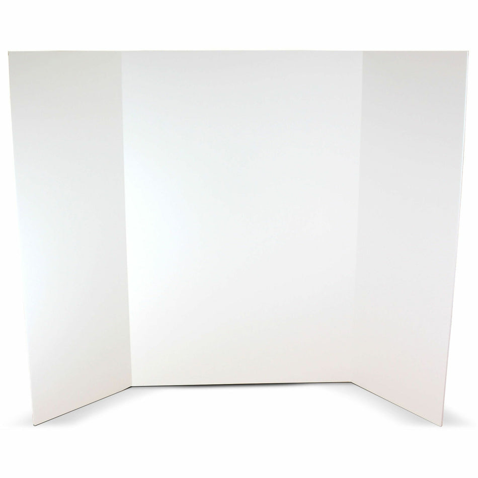 Flipside Foam Project Display Boards - 36" Board Height x 48" Board Width - Bright White Foam Surface - Durable, Smooth - 10 / Pack