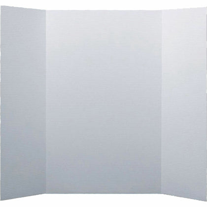 Flipside Project Display Boards - 15" Board Height x 20" Board Width - Bright White Corrugated Fiberboard Surface - Durable, Smooth, Single Ply, Sturdy, Lightweight, Corrugated - 24 / Pack