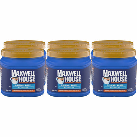 Maxwell House Ground Coffee Brew Pack - Medium - Ground - Original - 6 / Carton