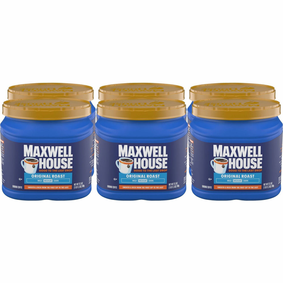 Maxwell House Ground Coffee Brew Pack - Medium - Ground - Original - 6 / Carton