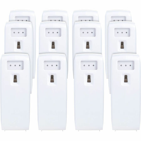 Fresh Products Fusion Metered Aerosol Dispenser - 0.13 Hour, 0.25 Hour, 0.50 Hour - 90 Day Refill Life - 600 Sq. ft. Coverage - Wall - 2 x AA Battery - 6 / Carton - White