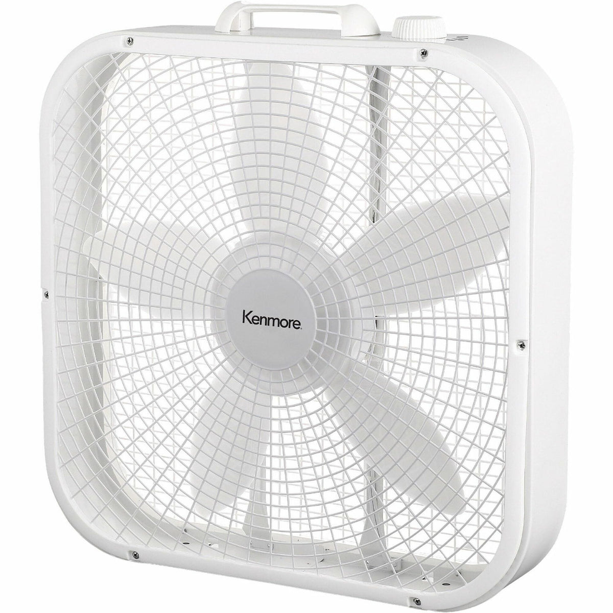 Kenmore Box Floor Fan - 3 Speed - White