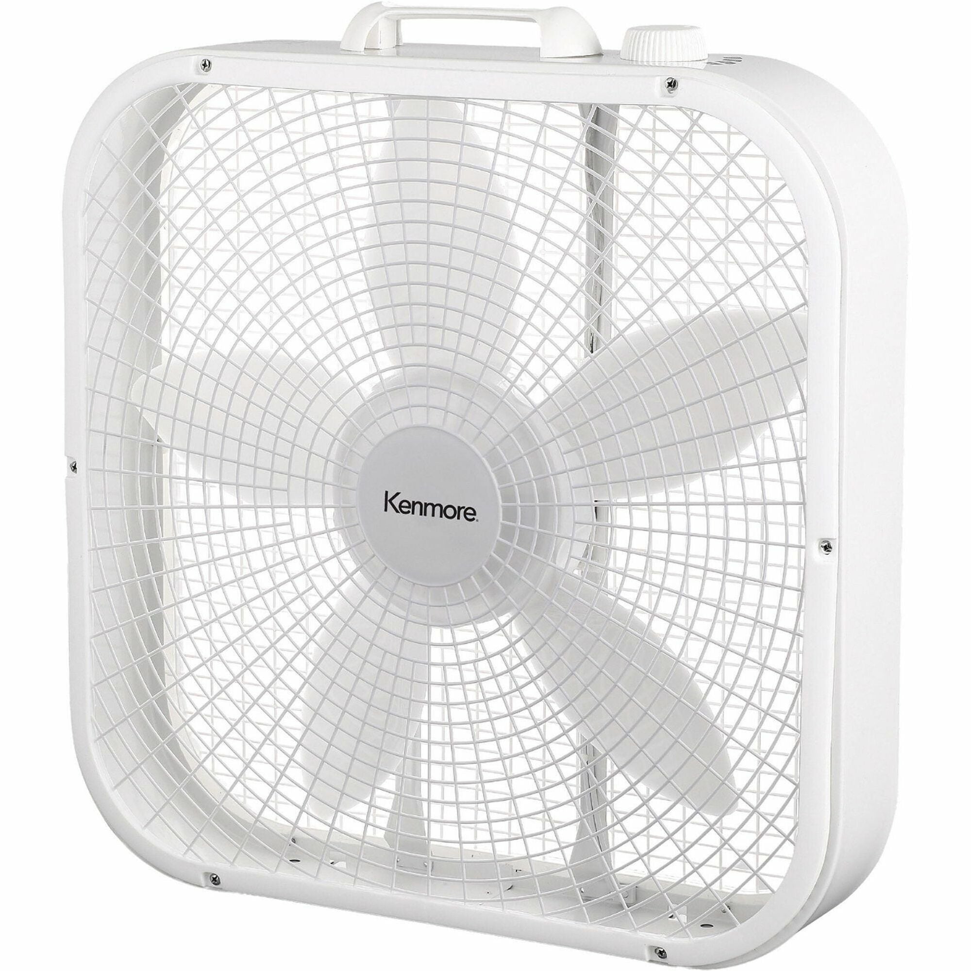 Kenmore Box Floor Fan - 3 Speed - White