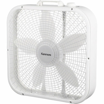 Kenmore Box Floor Fan: Powerful 3-Speed Cooling - Fans
