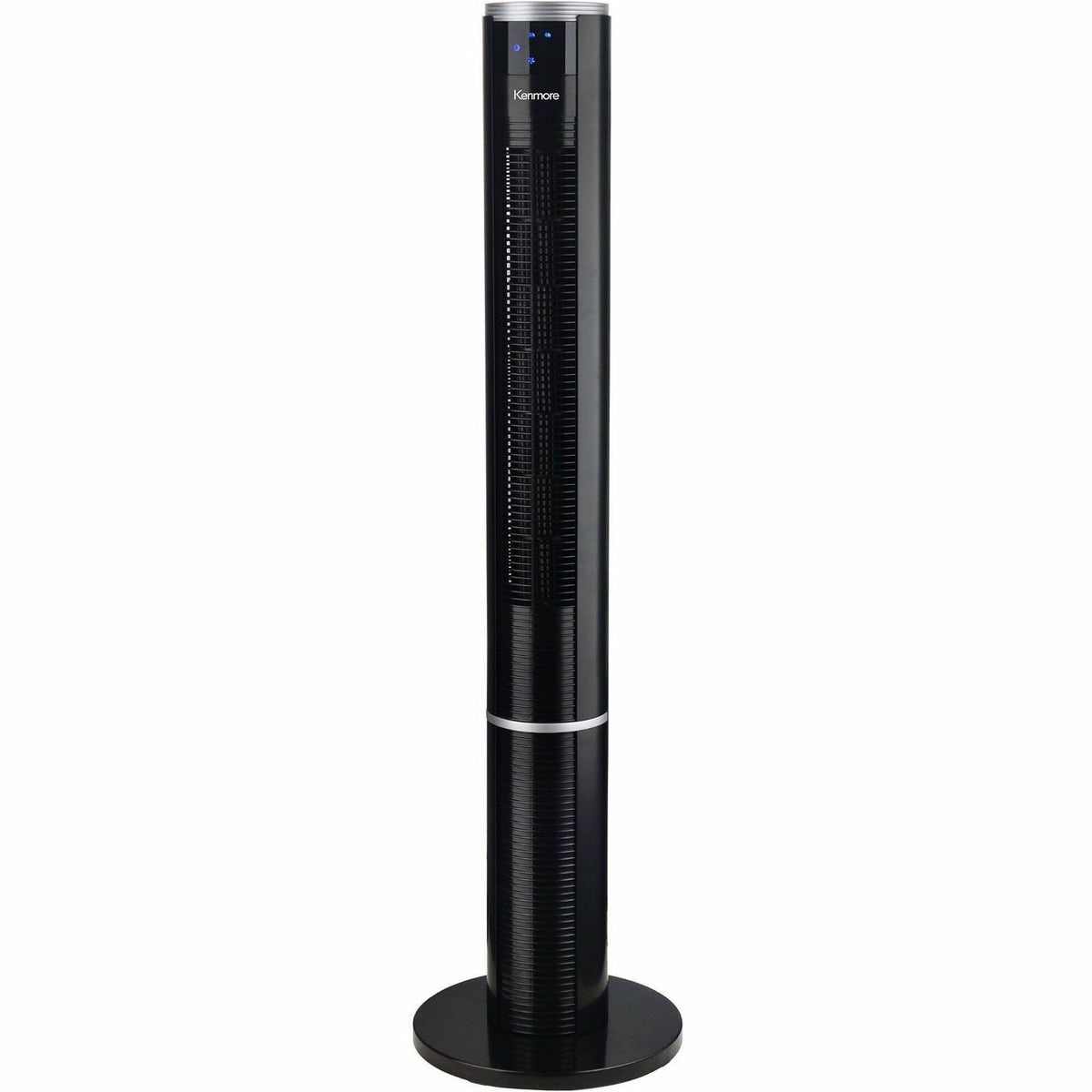 Kenmore Bladeless Tower Fan - 3 Speed - Bladeless, Oscillating, Timer, Energy Efficient - Black