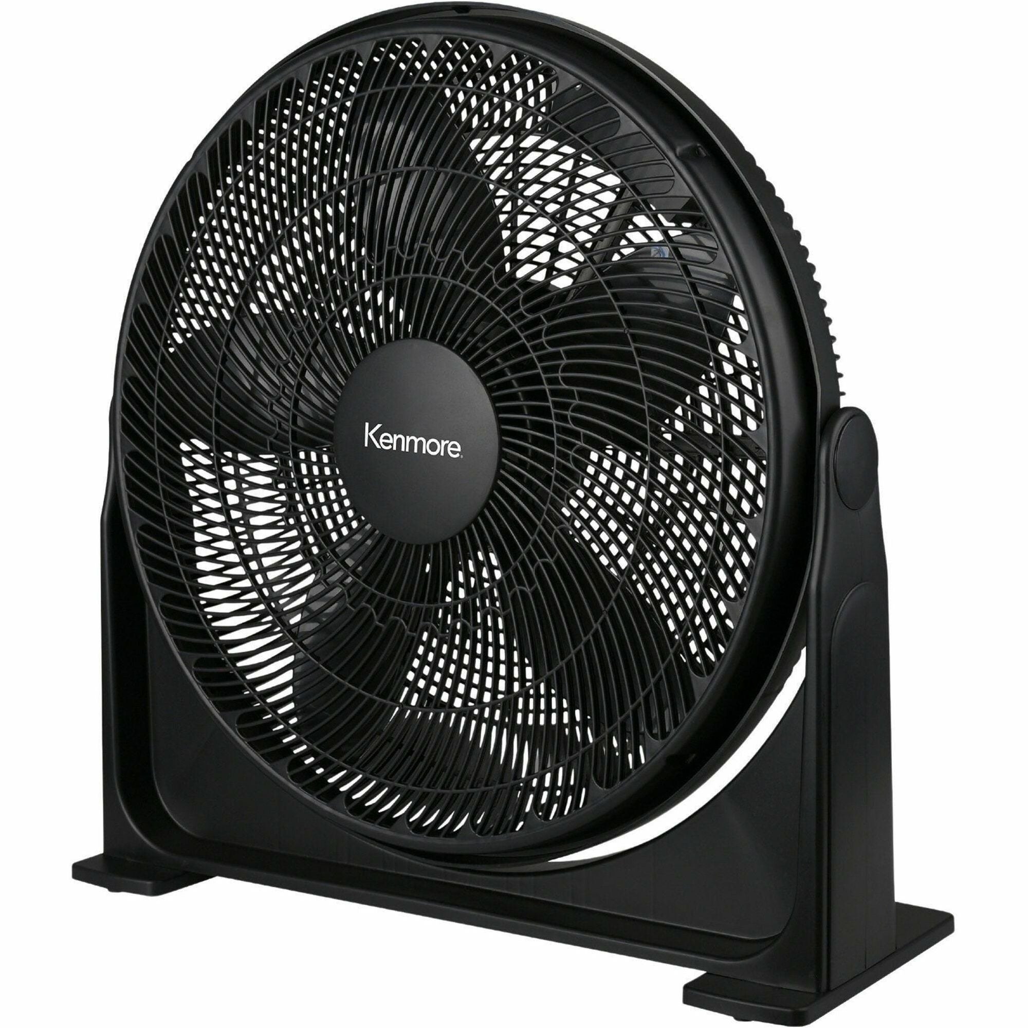 Kenmore 20" Circular Fan - 3 Speed - Quiet Operation - Black