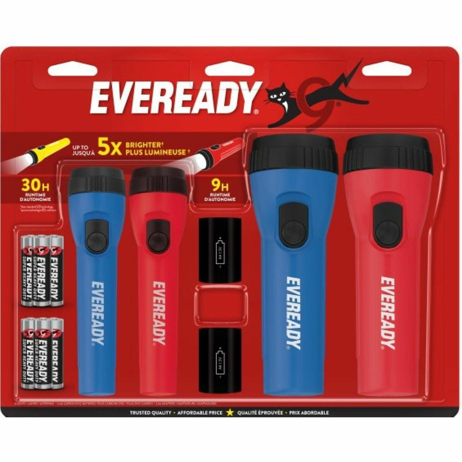 Eveready LED Economy Flashlight - 4 /Set - 1 Each