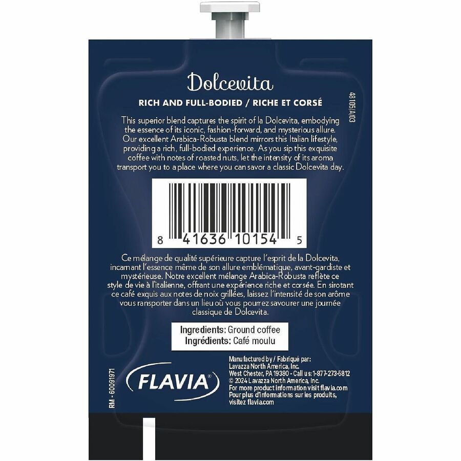 Flavia Freshpack Dolcevita Classico Medium Roast Coffee - Rear