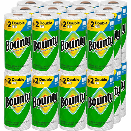 Bounty Select-A-Size Paper Towels - 2 Ply - Diamond Texture - Green - PaperRoll - 82/Roll - 24 / Carton
