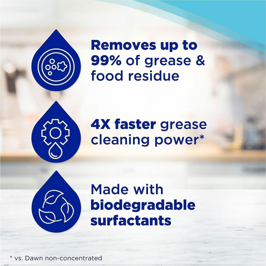 Dawn Platinum Dishwashing Soap - For Multipurpose, Multi Surface - Liquid - 26.8 fl oz (0.8 quart) - Blue - 1 Each