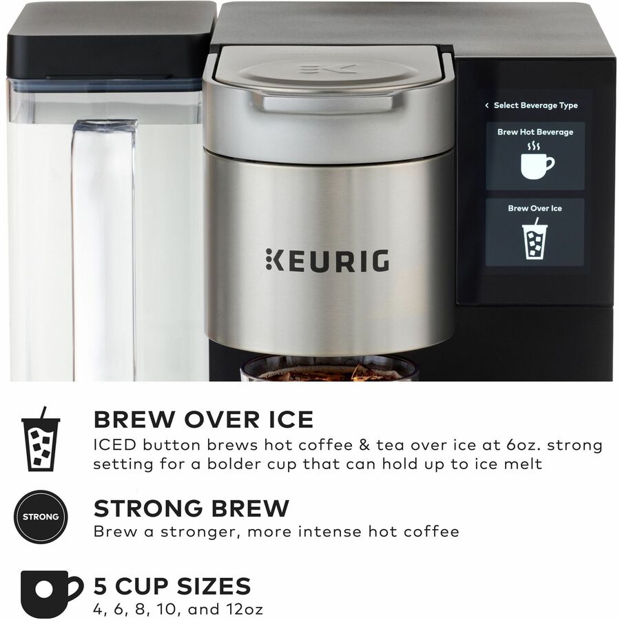Keurig K-2550 Brewer - 3.44 quart - K-Cup Pod/Capsule Brand - Black