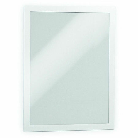 DURABLE DURAFRAME Letter, 8-1/2" x 11" , White - 2 PK - Right