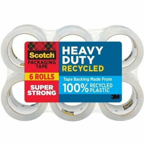 Scotch Packaging Tape - 54.60 yd Length x 1.88" Width - For Packaging - 6 Pack
