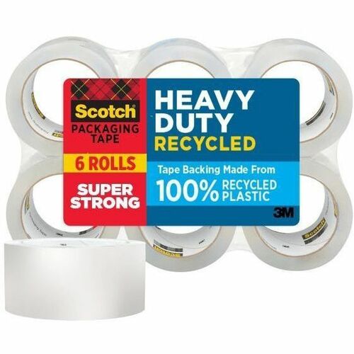 Scotch Packaging Tape - 54.60 yd Length x 1.88" Width - For Packaging - 6 Pack