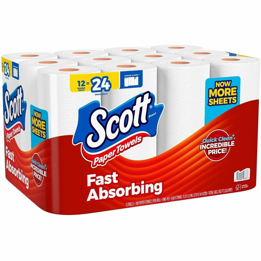 Scott Choose-A-Sheet Paper Towels - Left