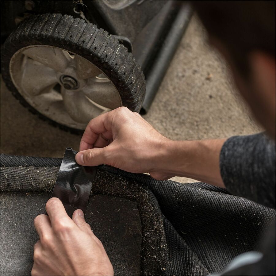 Duck Max Strength Packaging Tape - 20 yd Length x 1.88" Width - Black - Rubber Adhesive - For Packaging, Wood, Plastic, Glass, Sealing, Bundling - 1 Each