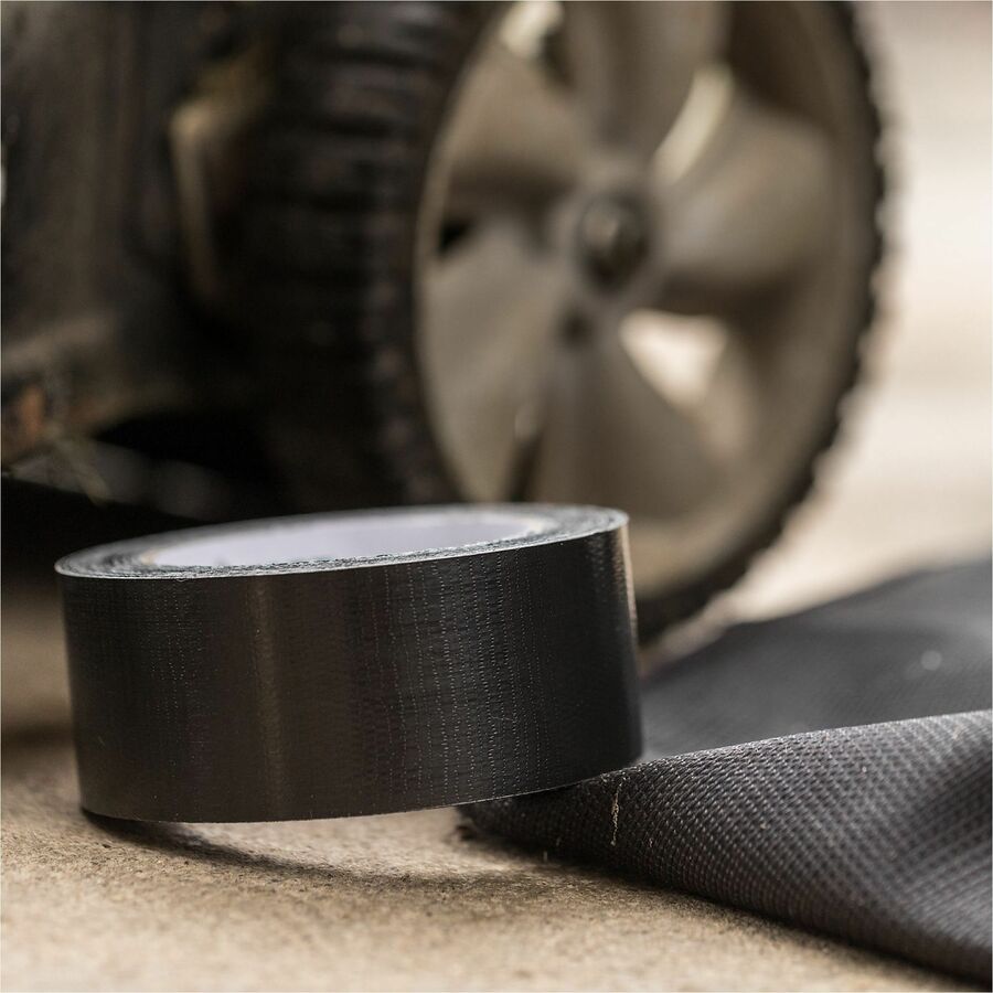 Duck Max Strength Packaging Tape - 20 yd Length x 1.88" Width - Black - Rubber Adhesive - For Packaging, Wood, Plastic, Glass, Sealing, Bundling - 1 Each