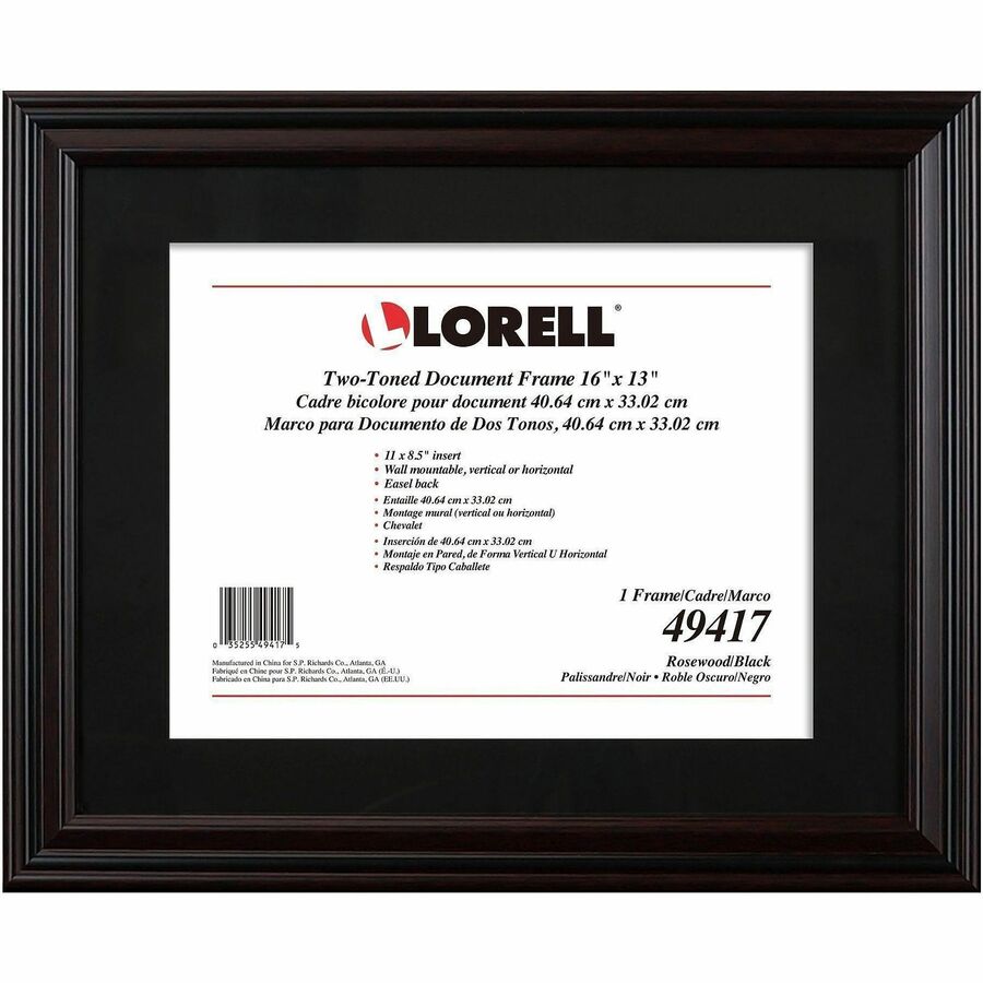 Lorell Two-toned Certificate Frame - Front