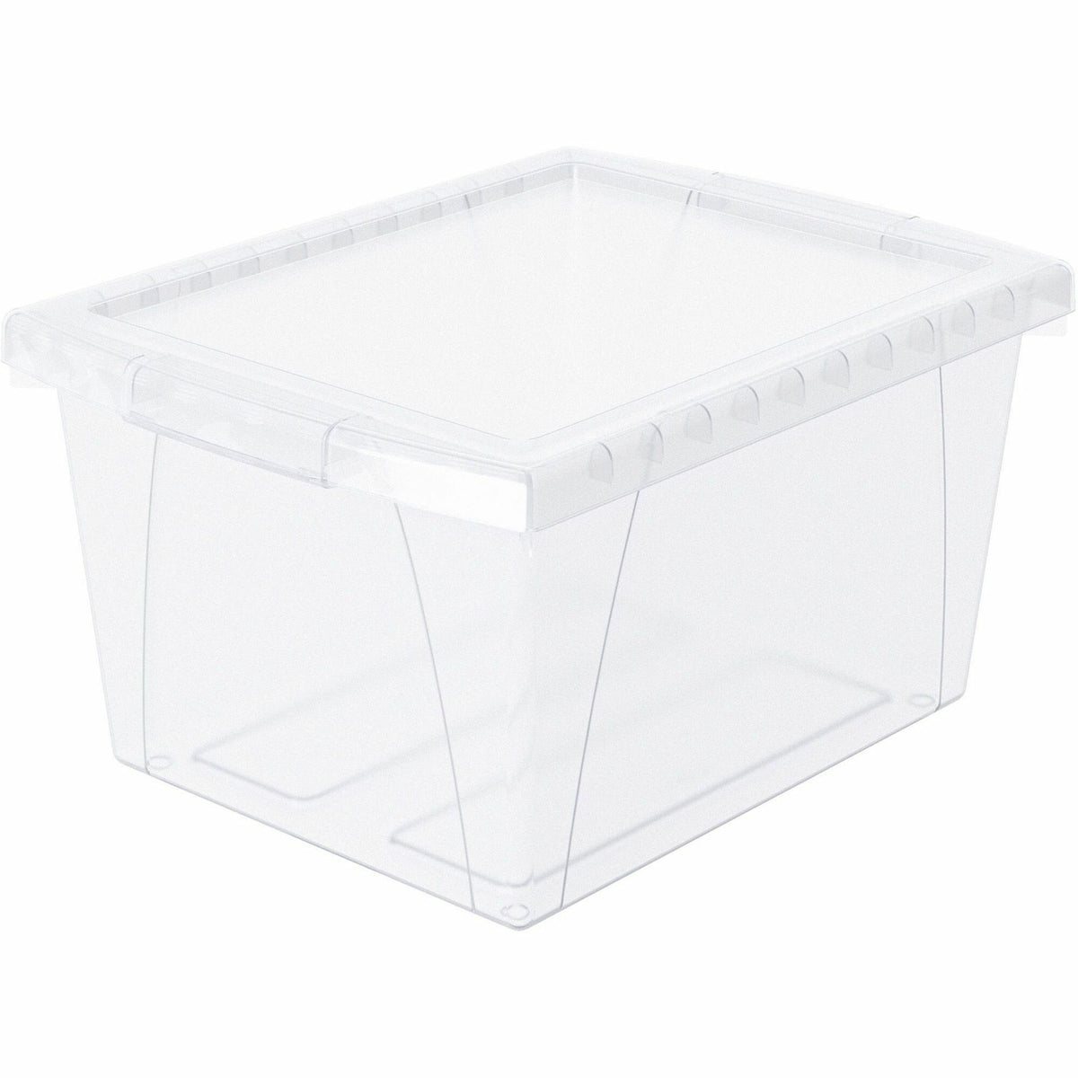 Storex Stackable Storage Bin w/Lid - 2000