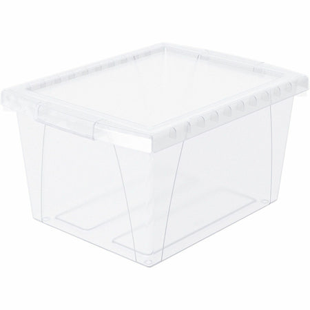 Storex Stackable Storage Bin w/Lid - 2000