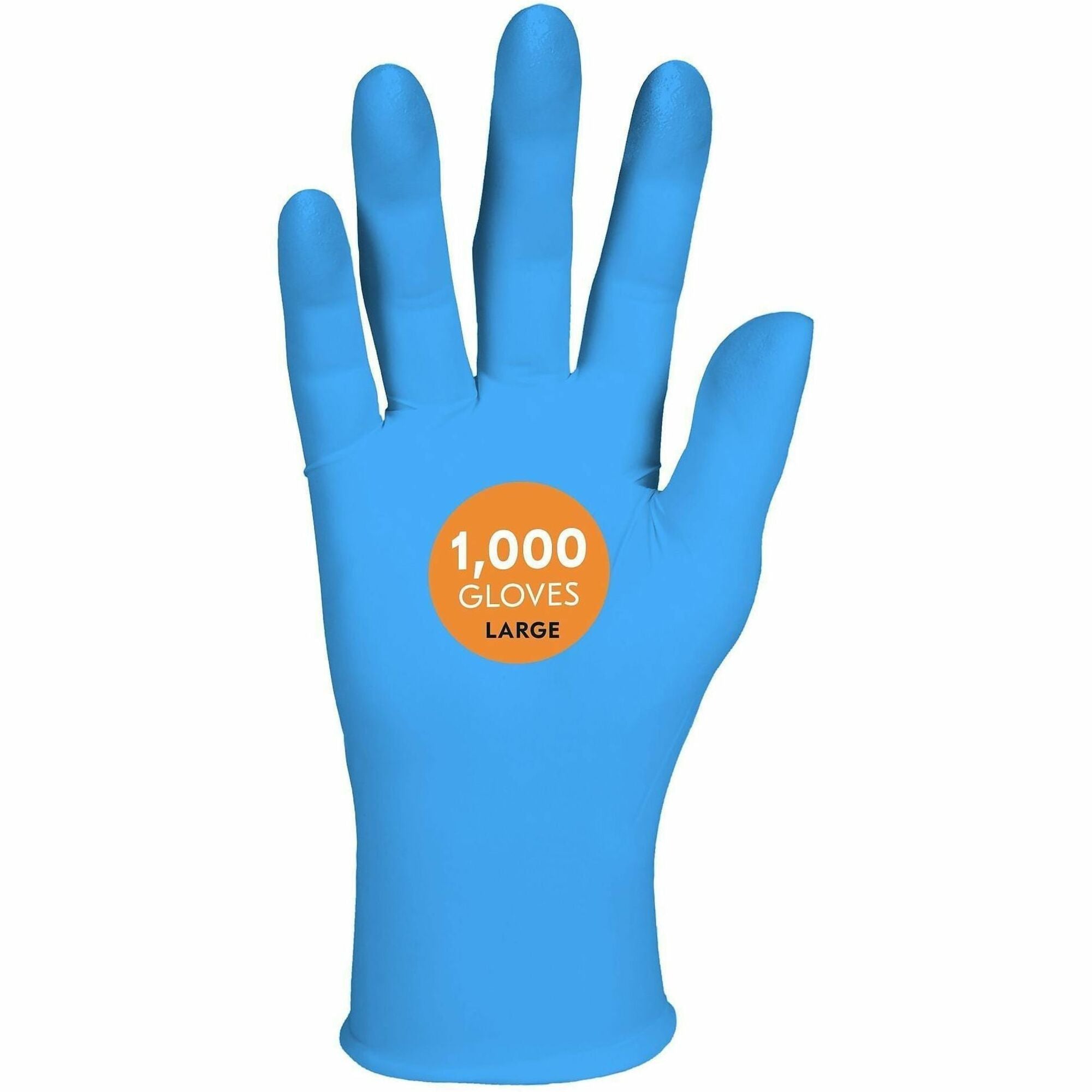 KleenGuard G10 2Pro Nitrate Gloves - 6 mil Thickness x 9.50" Glove Length - Large Size - For Right/Left Hand - Nitrile - Blue - Touchscreen Capable - Textured Fingertip, Latex-free, Recyclable, Comfortable - For Food, Healthcare, Industrial - 100 / Box