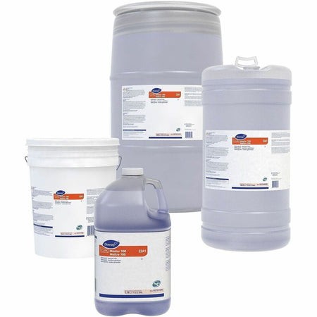 Diversey Care Clax Master 100 Laundry Detergent - For Fabric, Industry, Home, Institutional, Commercial - Concentrate - Liquid - 125.1 fl oz (3.9 quart) - 7 pH - Kosher, Odorless, Heavy Duty, Phosphate-free - Blue - 4 / Carton