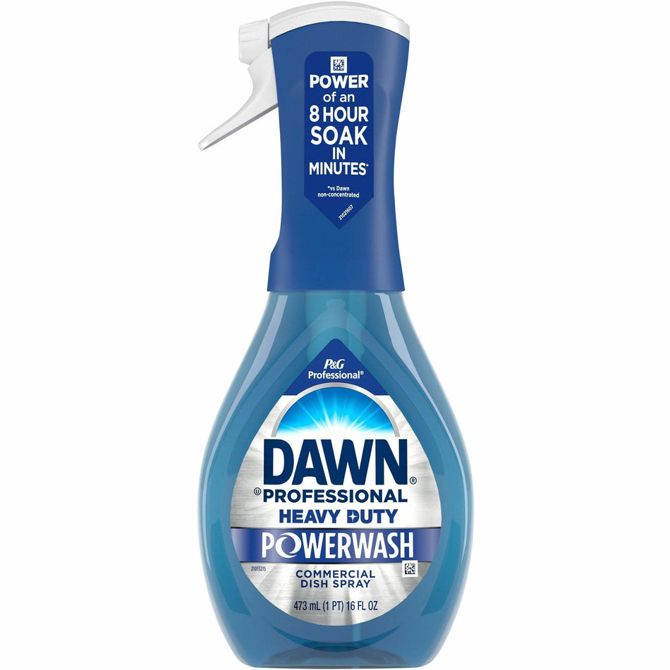 Dawn Heavy Duty Powerwash - For Dish, Food Service, Restaurant, Kitchen, Sink, Commercial - Spray - 16 fl oz (0.5 quart) - Heavy Duty - Blue - 6 / Carton